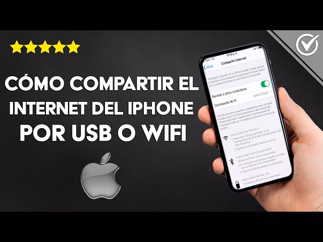 ¿Cómo compartir Internet desde mi iphone con un USB en Windows 10?