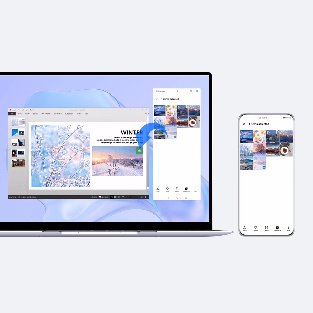 How to connect a Huawei Mobile to a computer?