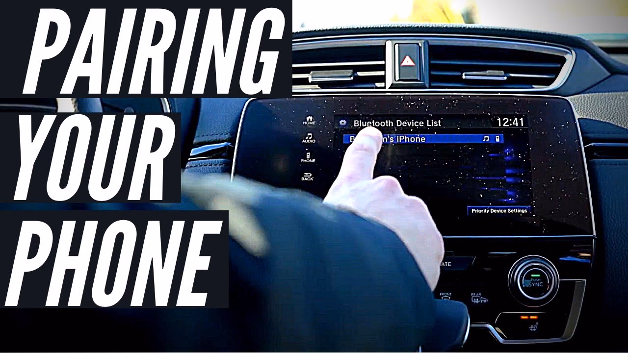 How do I connect my iPhone to my Honda?