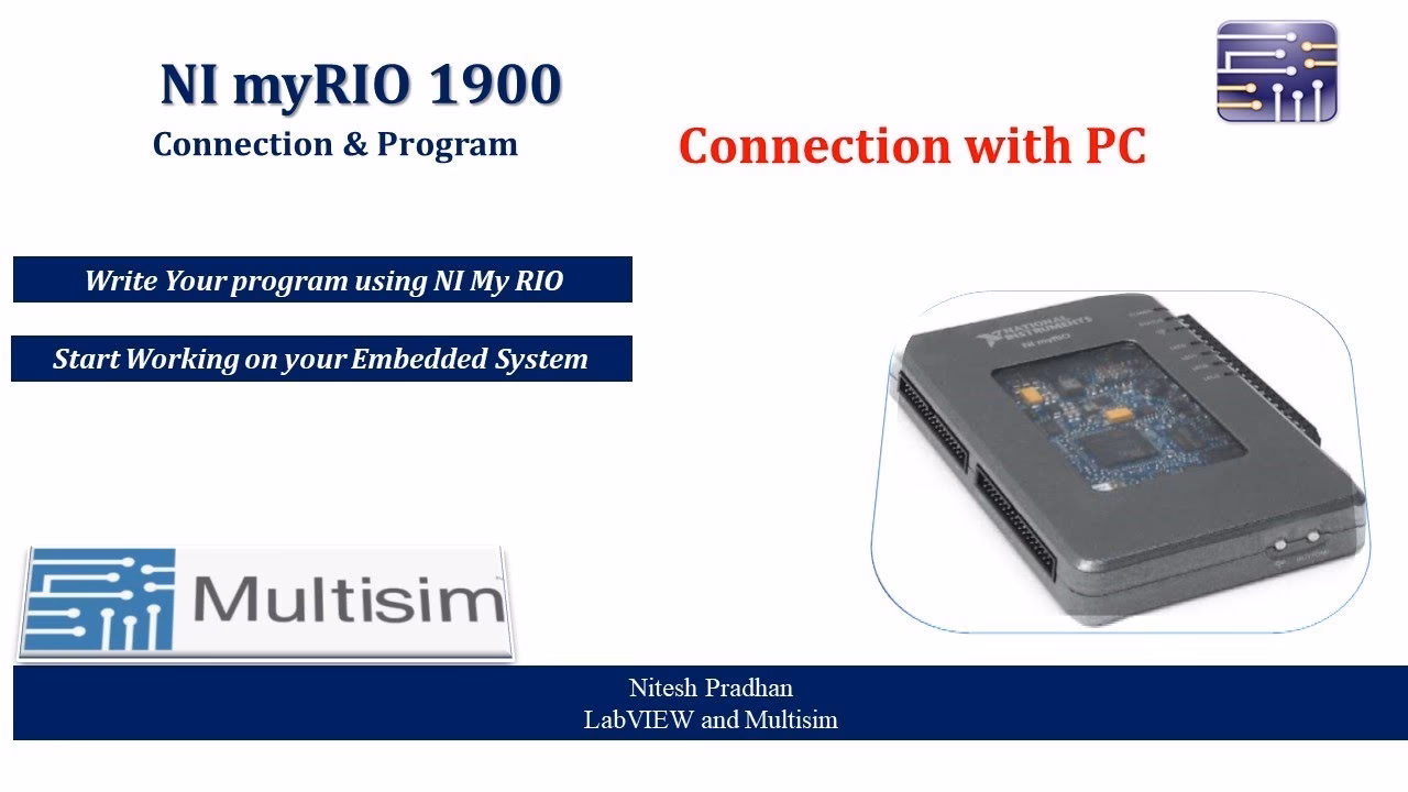 What happens if Ni myrio is connected via USB?