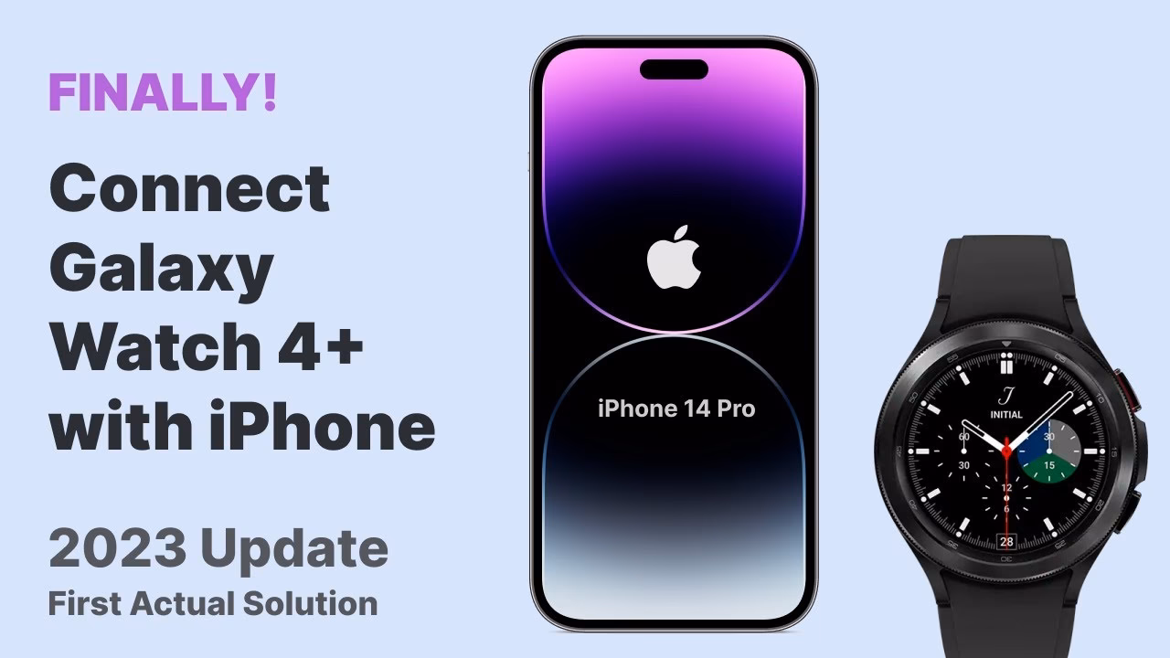 How do I connect my gear watch to my iPhone?