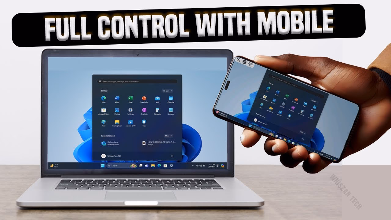 How to control laptop from Android phone?
