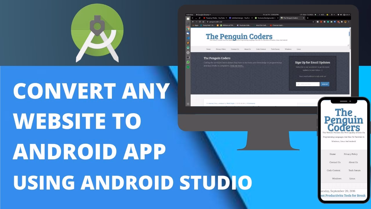 How to build a mobile app using Android Studio?