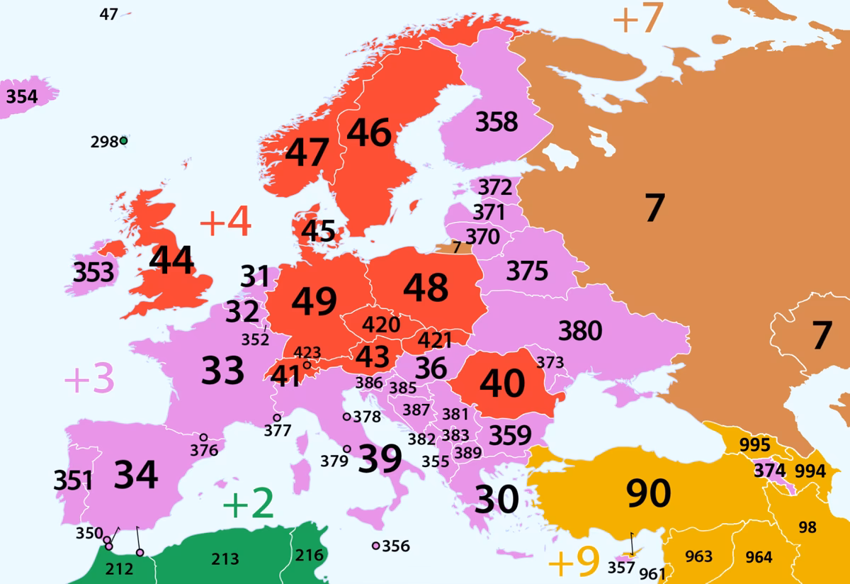 How do I call someone in Denmark?