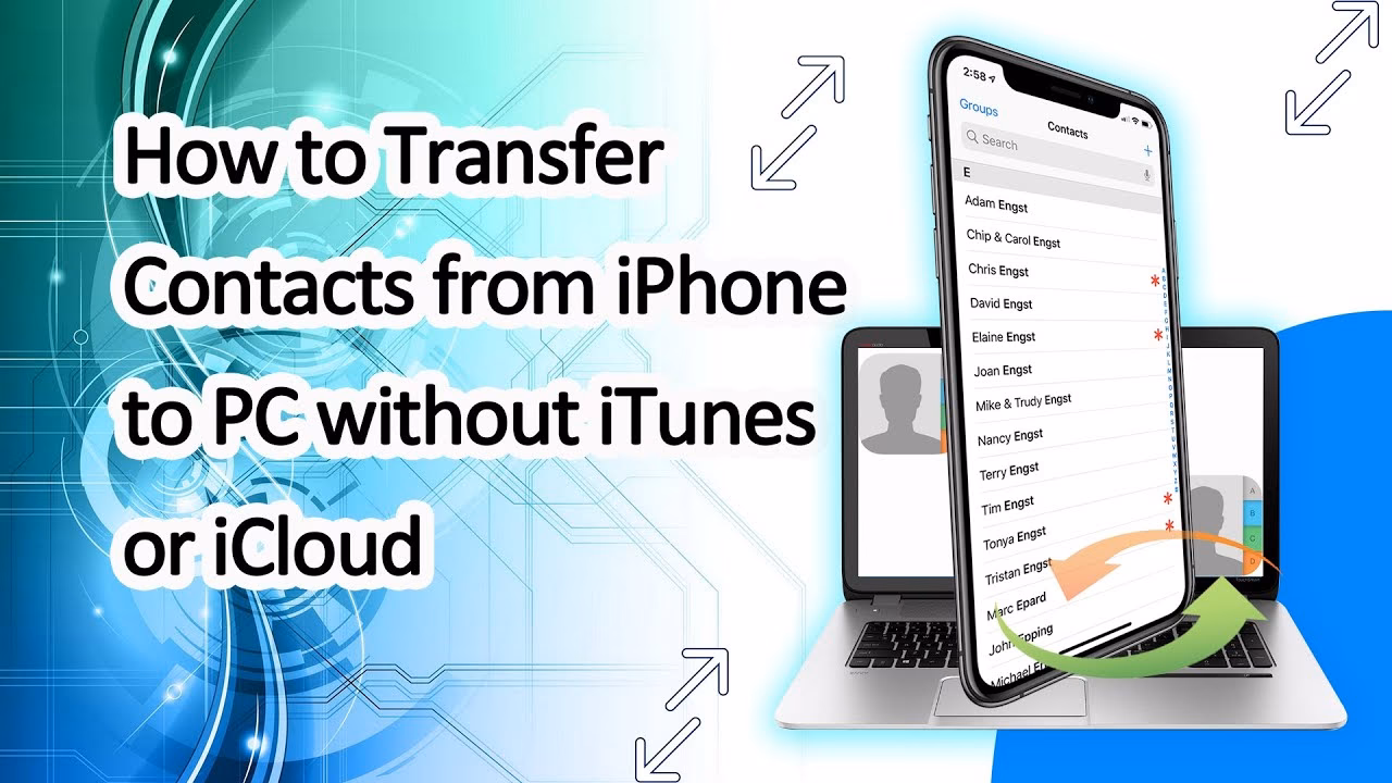How to sync iPhone contacts to PC?