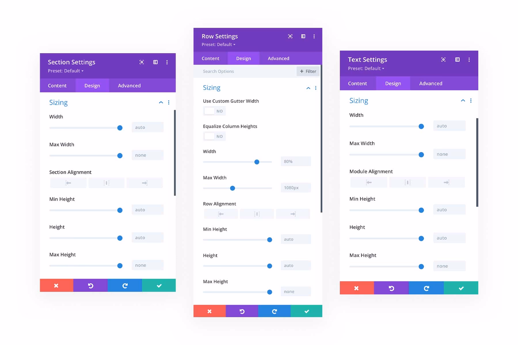 How do I change the content width on mobile devices?