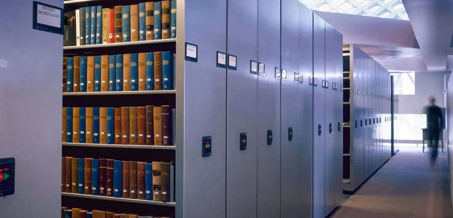 What is a mobile shelving system?