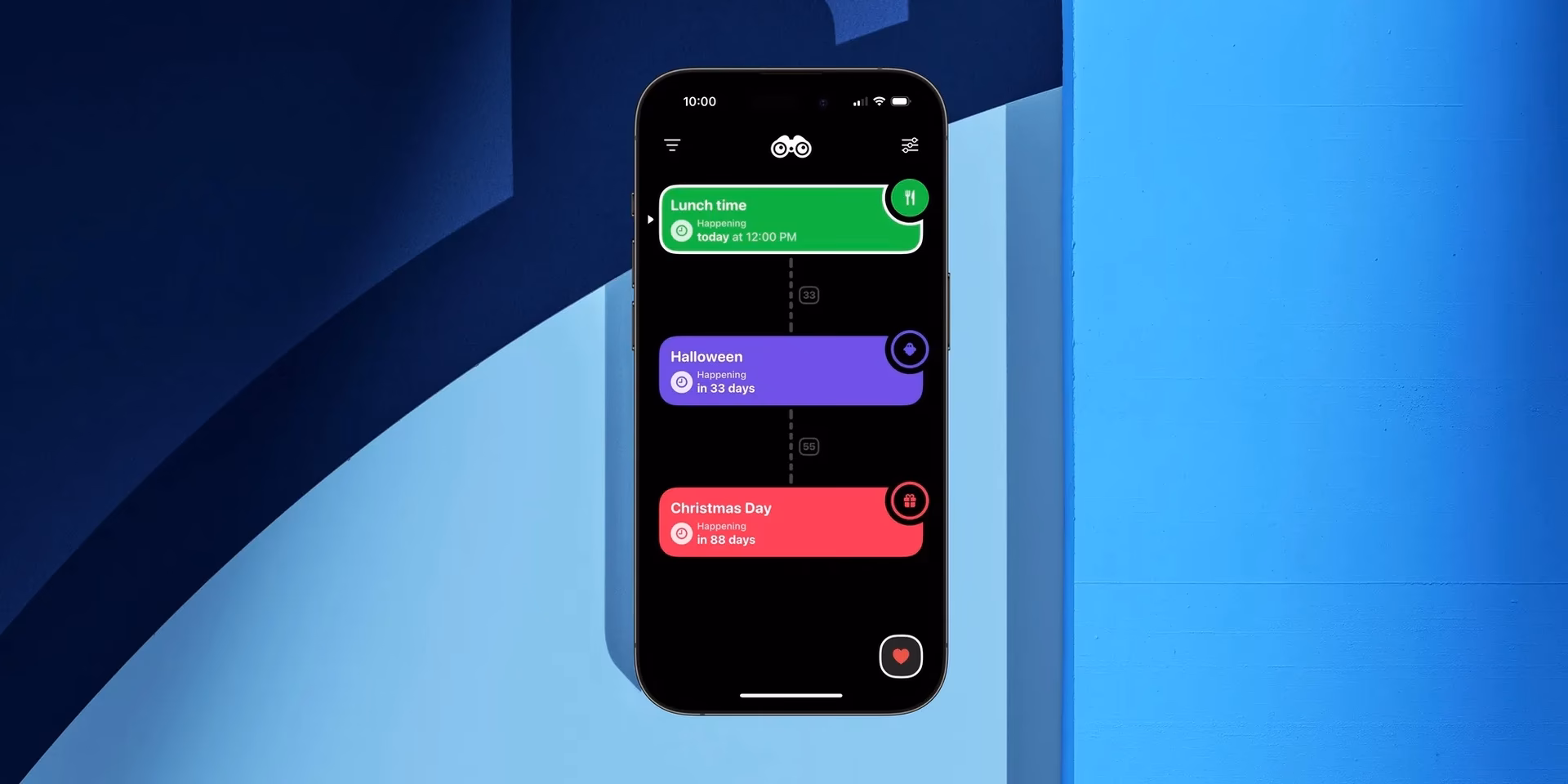 How do I use the Apple Watch Countdown widget?