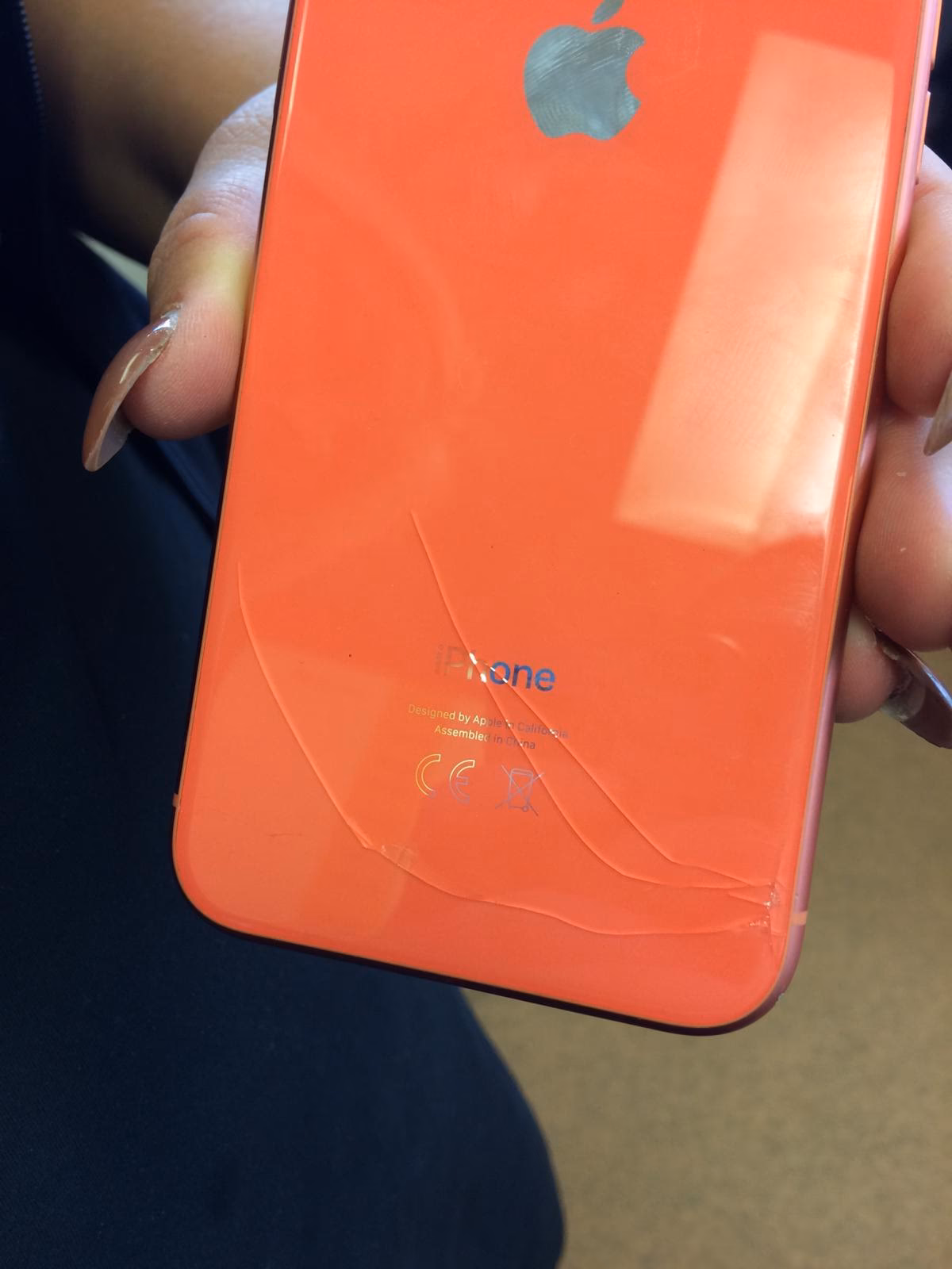 What happens if your iPhone XR falls?
