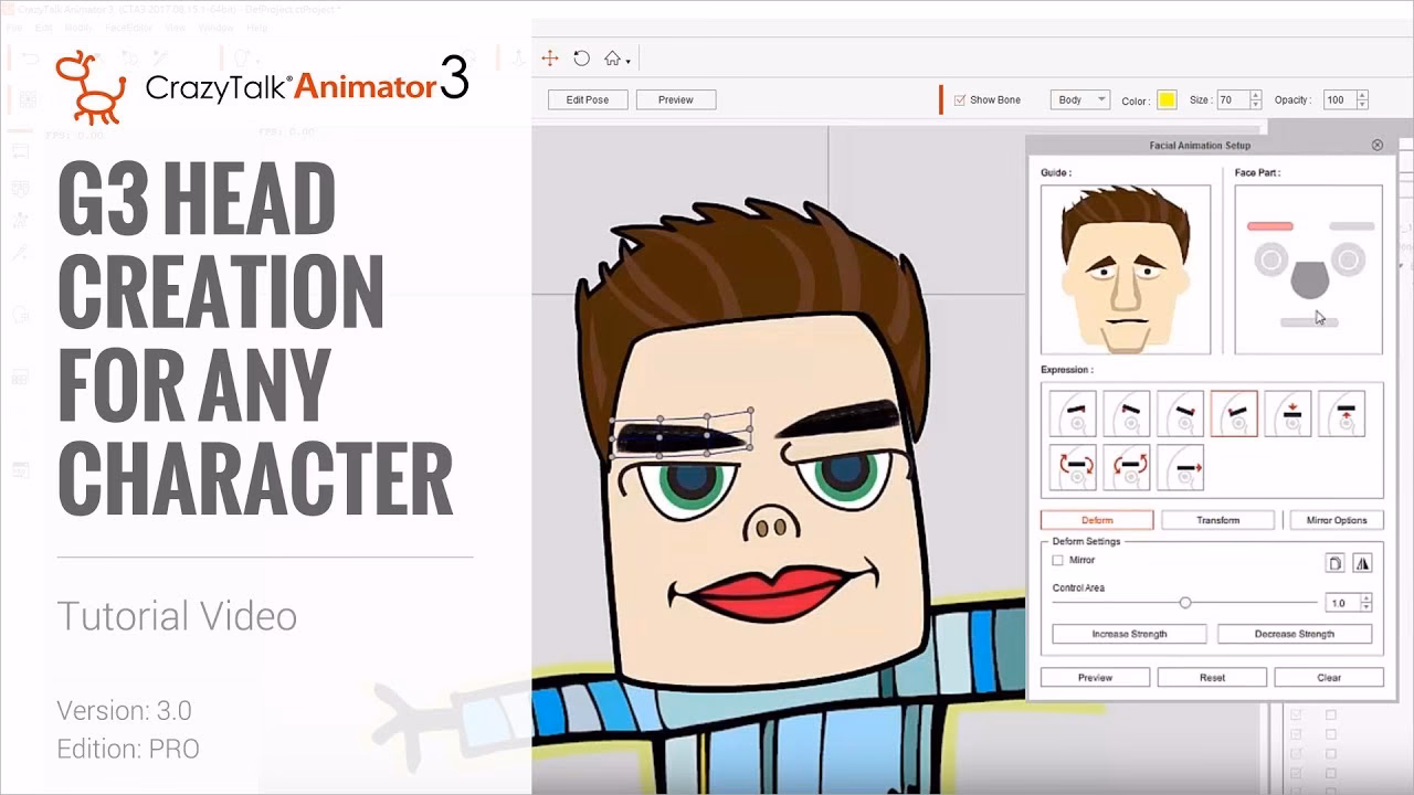 What is CrazyTalk facial animation software?