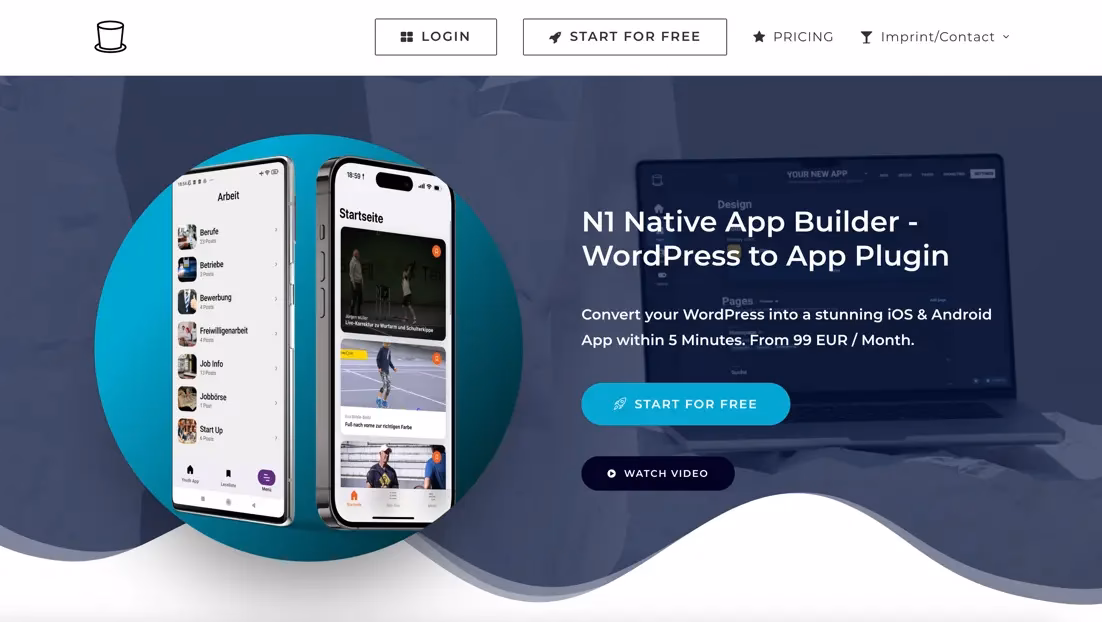 How can I make my website a mobile app?
