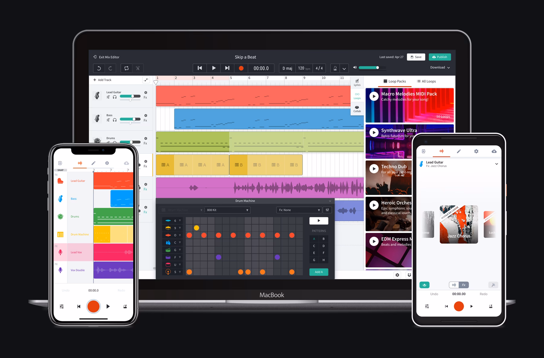 Can I make music on my iOS device?