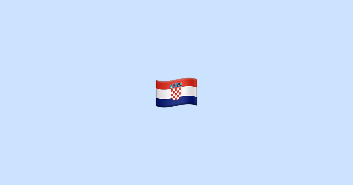 What does a Croatian flag look like?