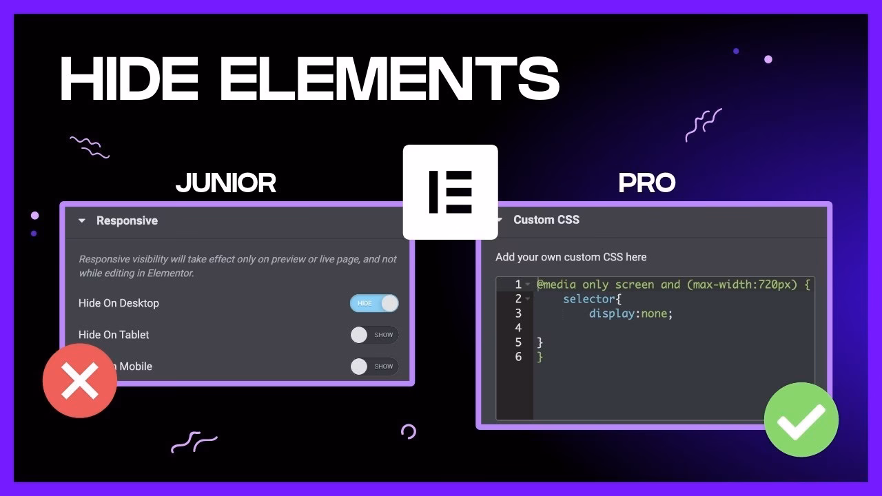 How to hide a div tag using a CSS?