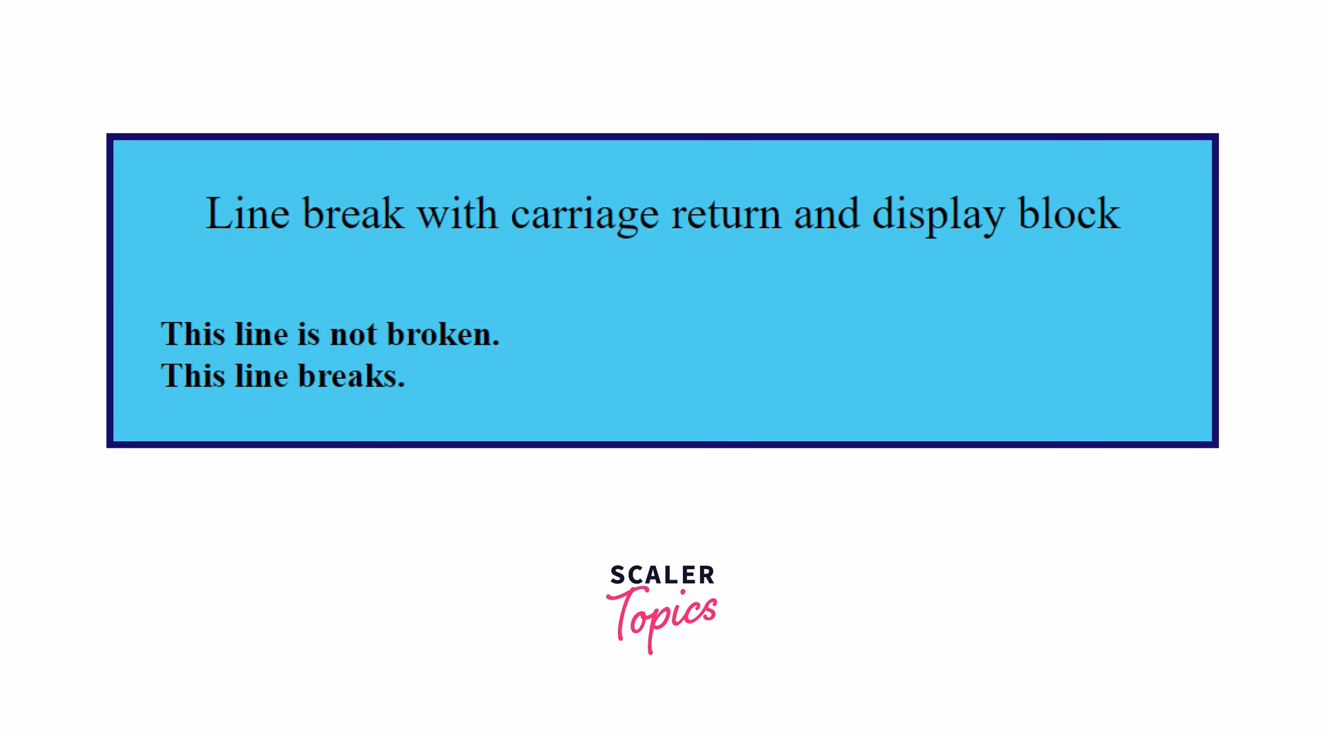 How to display line breaks on mobile?