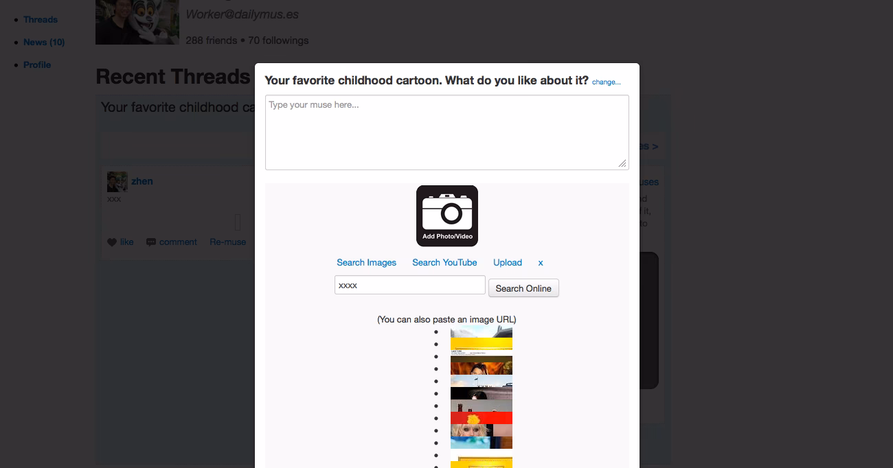 What is a scroll popup?