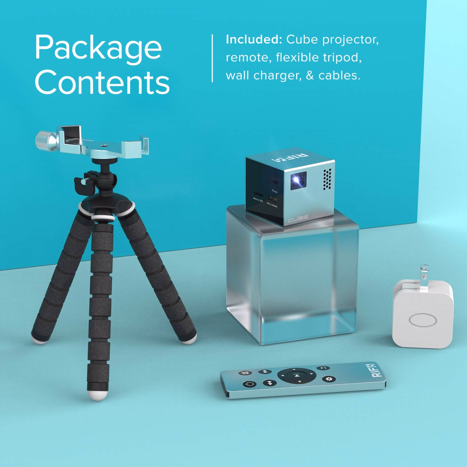 What is a slide cube projector?
