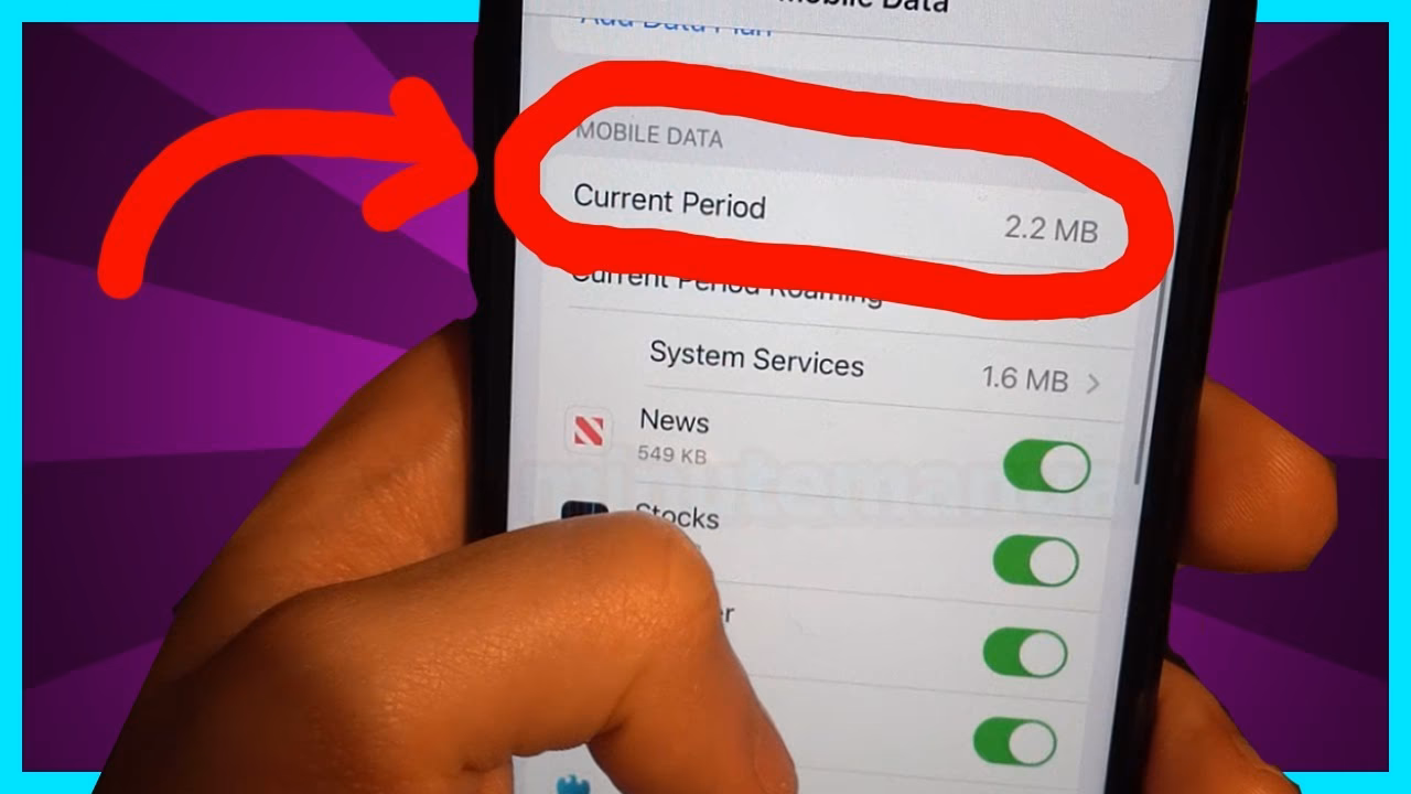How do I Reset My current roaming period on my iPhone?