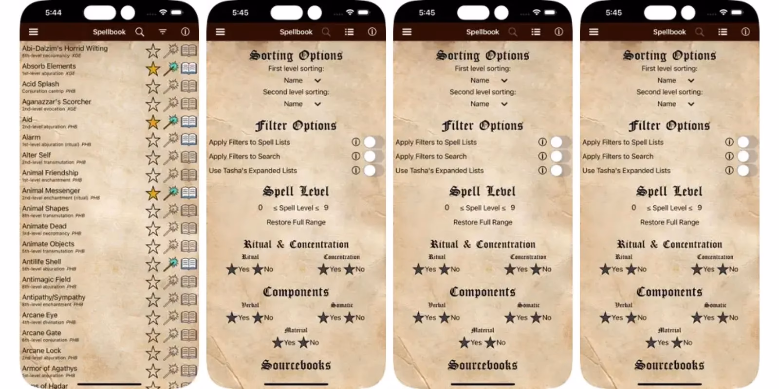 What is the best D&D spellbook app?