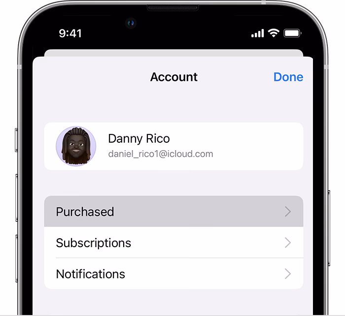 How to delete app download history on iPhone?
