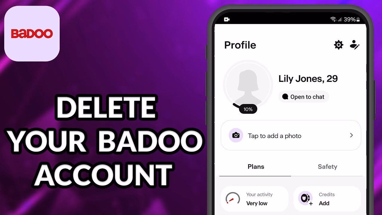 How to remove Badoo account on iPhone?