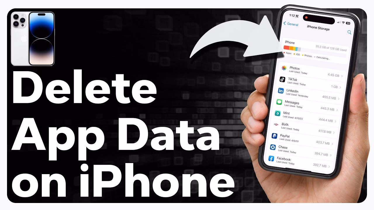 How do I Delete my iPhone data from iCloud?
