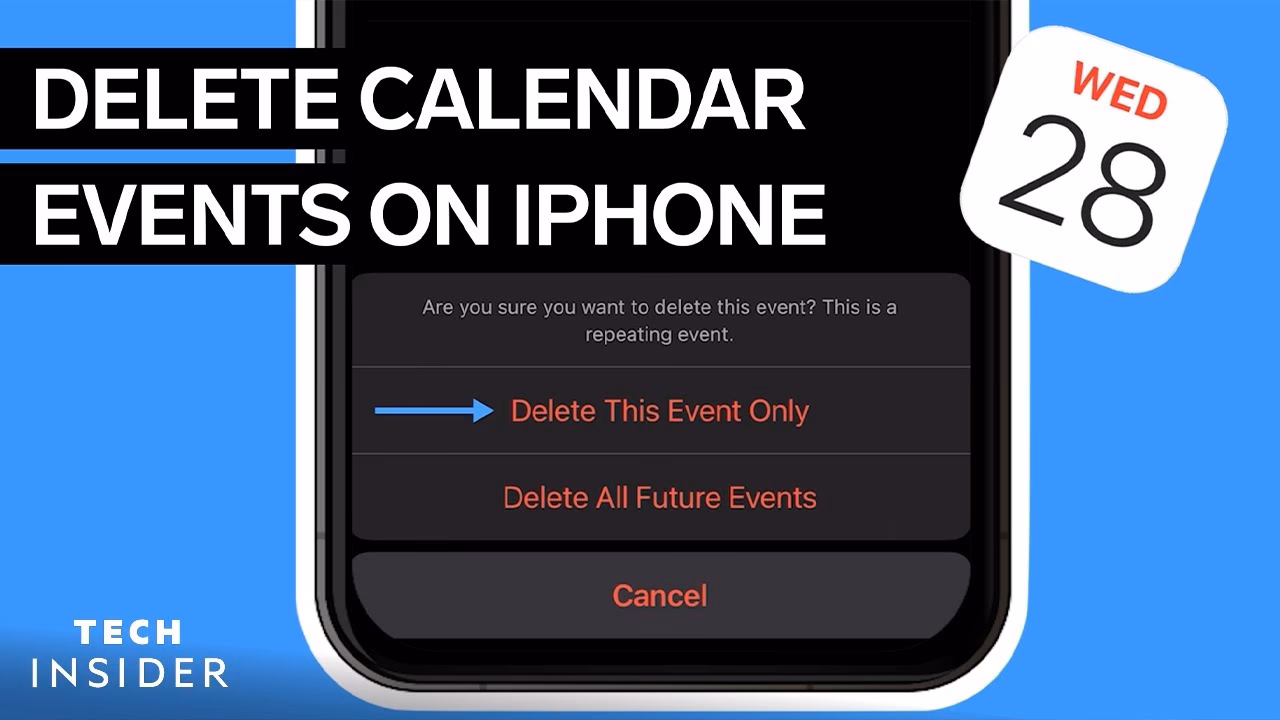 How to delete a calendar event on Android?