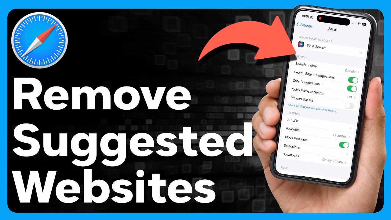 How do I disable Siri Suggestions in Safari?
