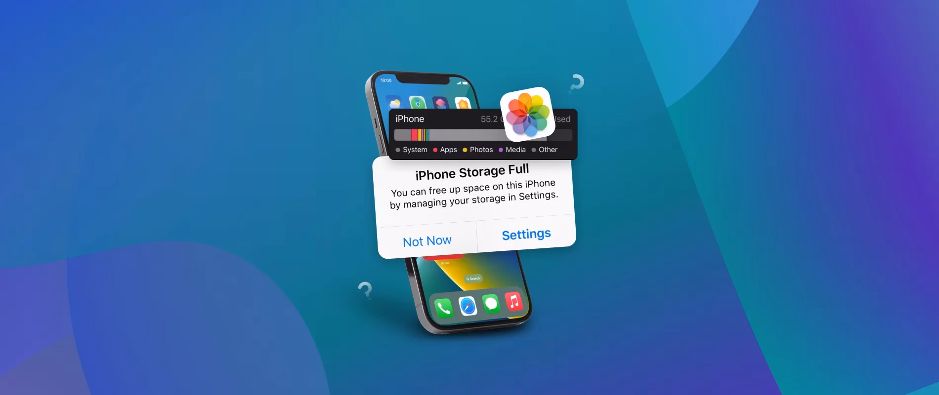 How to fix iPhone storage full after deleting everything?