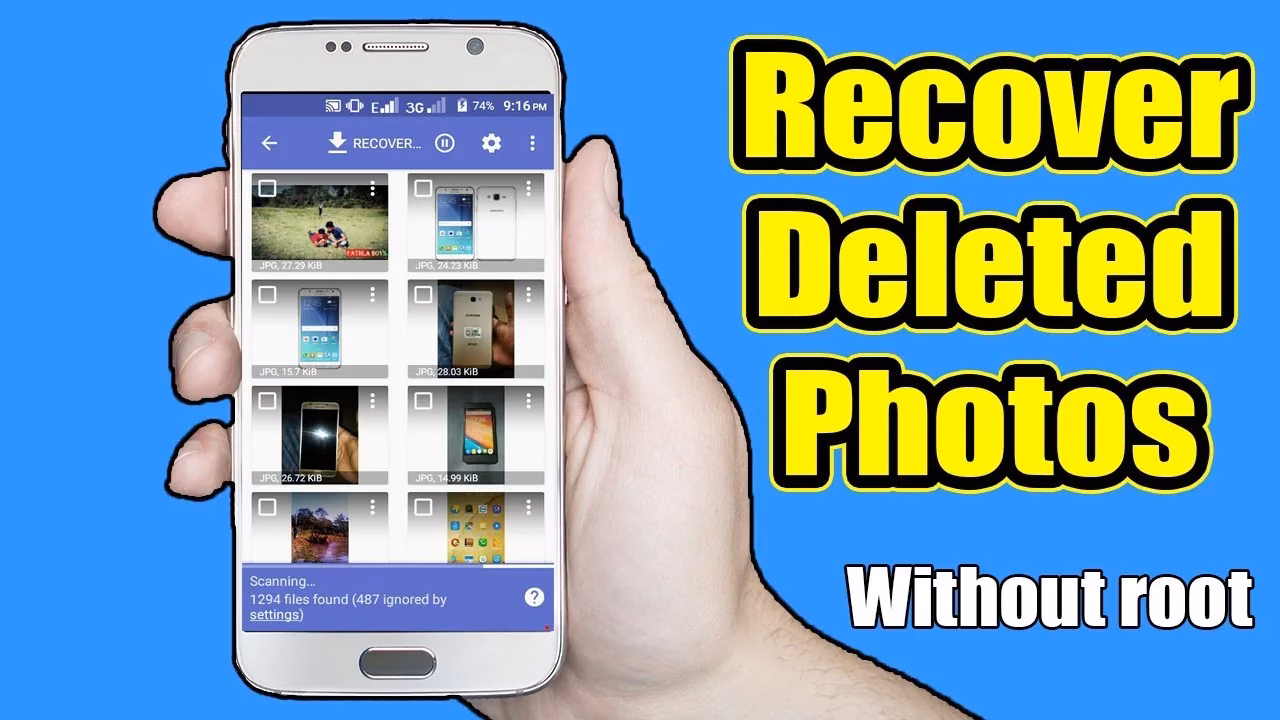 How to recover deleted photos on Android?