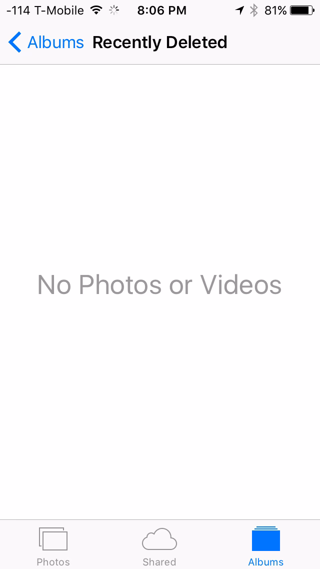 How to fix deleted photos on iPhone?