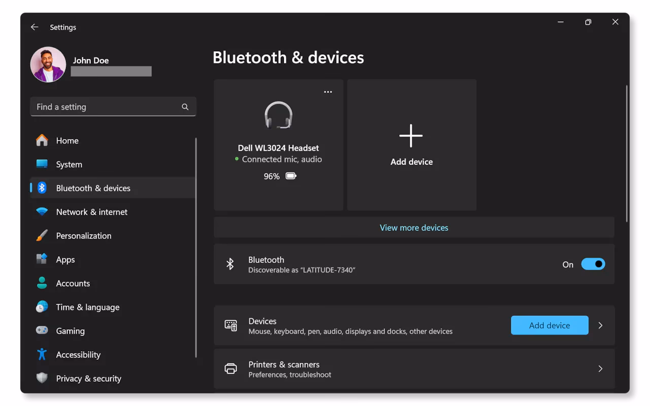 What are the connection States for Dell Mobile Connect application?