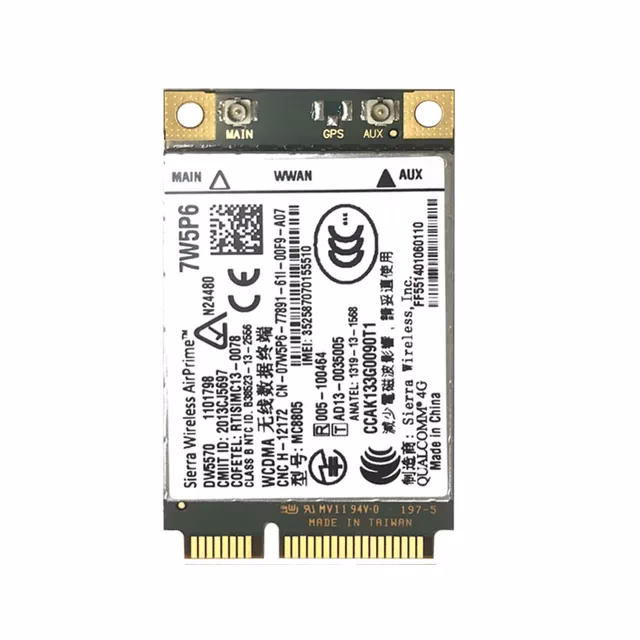 Does Dell Wireless 5570 support dual IPv6?