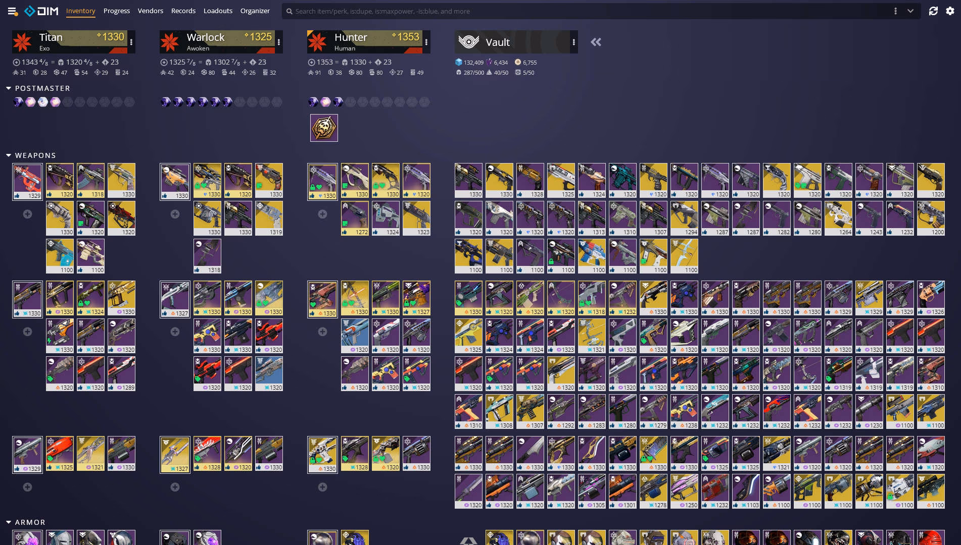 Does Destiny 2 have a vault?