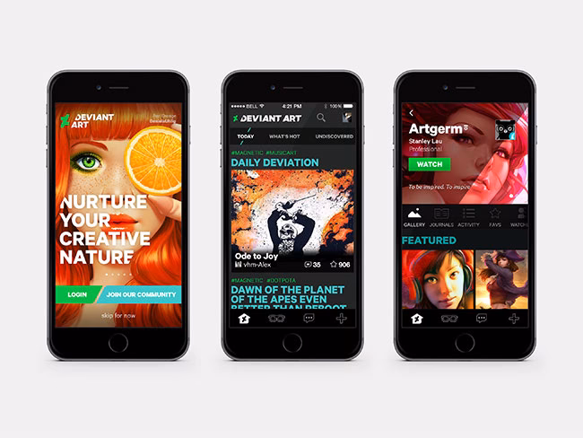 Does DeviantArt have a cross-platform app?