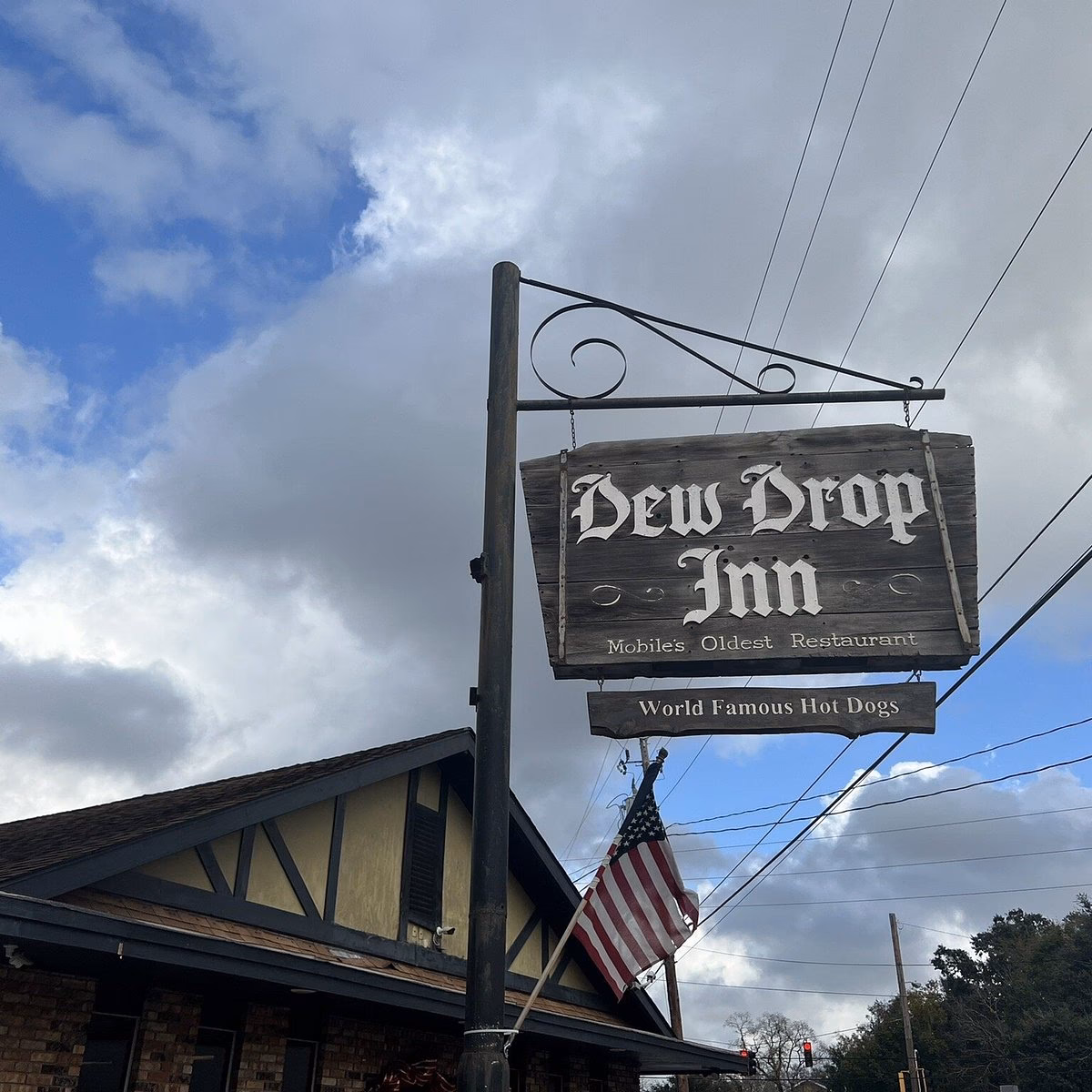 What food items are available at Dew Drop Inn?