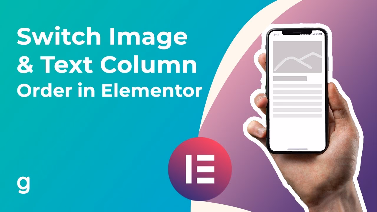How to reorder columns in Elementor?