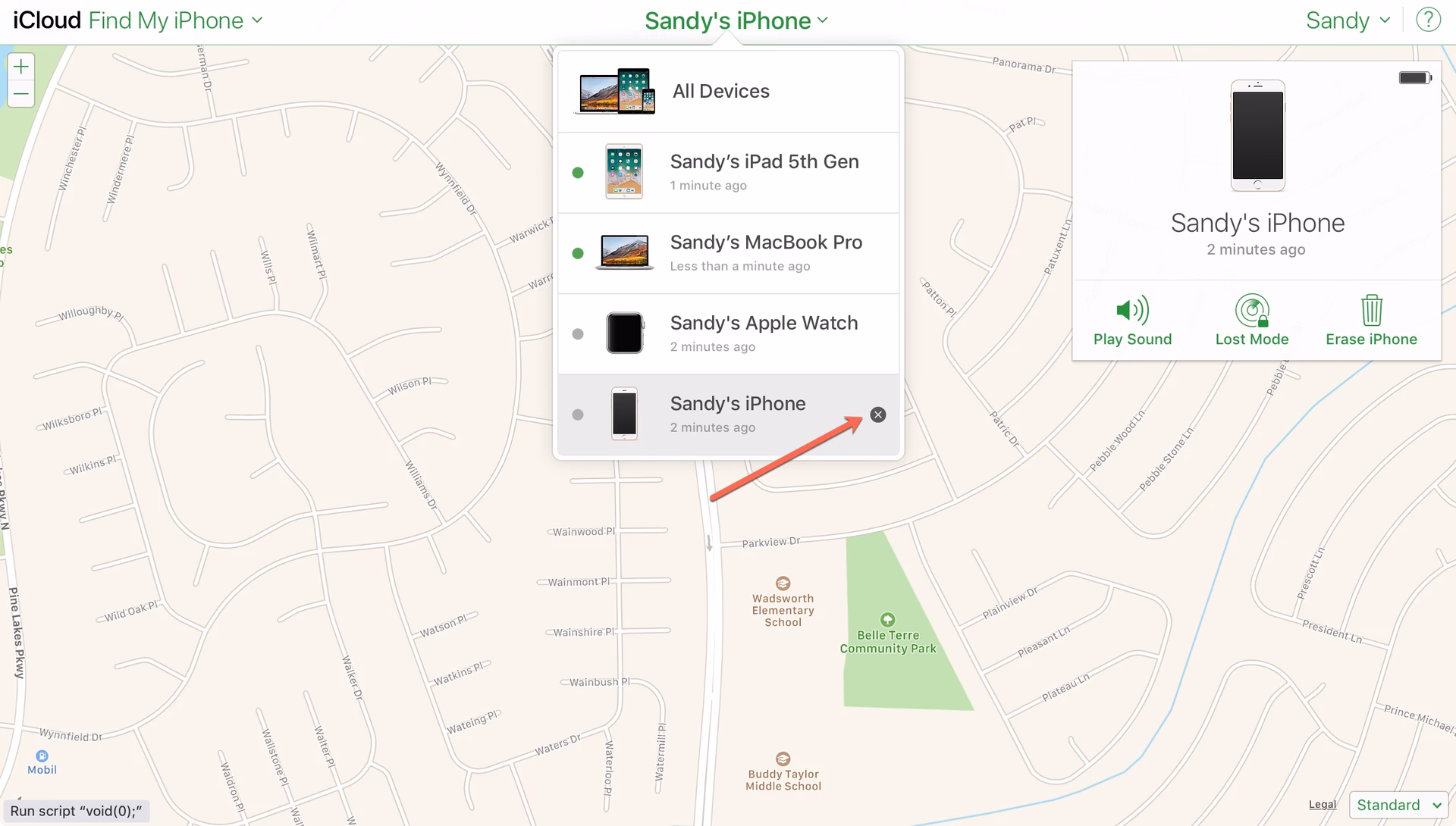 How to turn off Find my iPhone from a PC using iCloud?