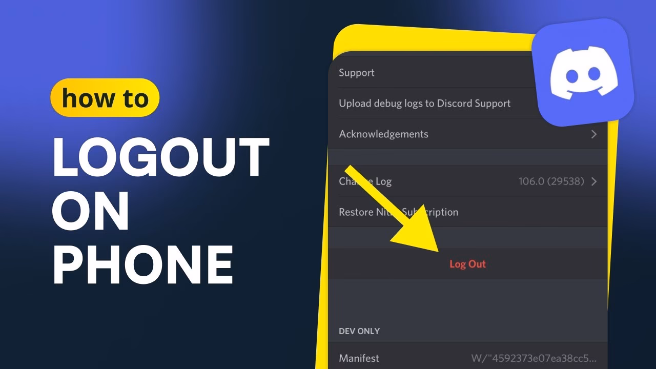 How do I leave a Discord server on mobile?