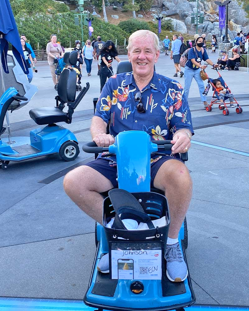 How do I rent a wheelchair at Disneyland?
