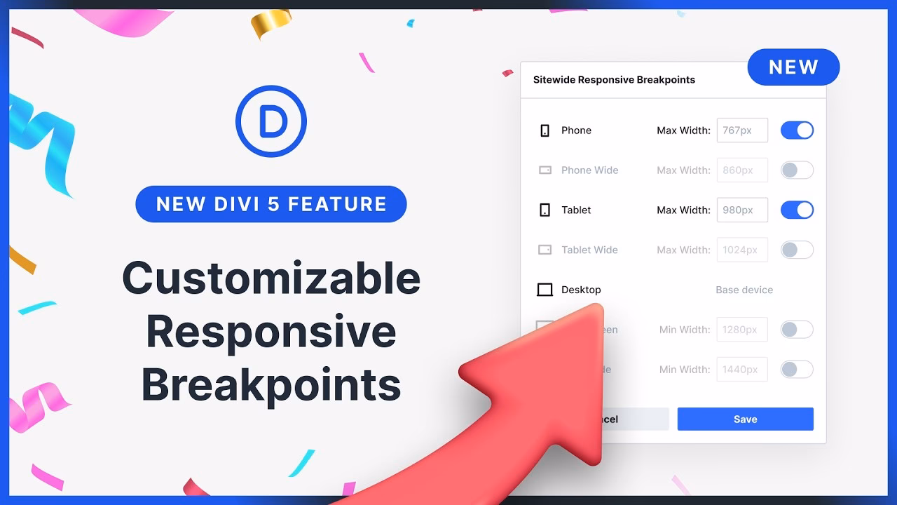 What are the 3 Divi breakpoints?