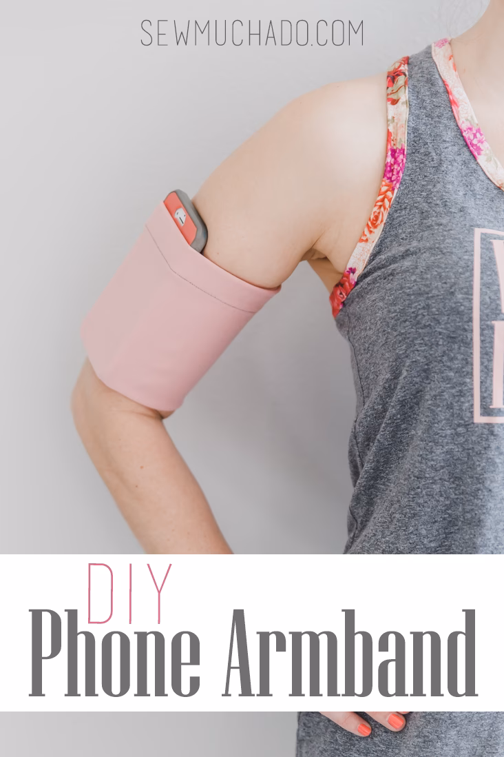 How do you attach an armband to a phone?