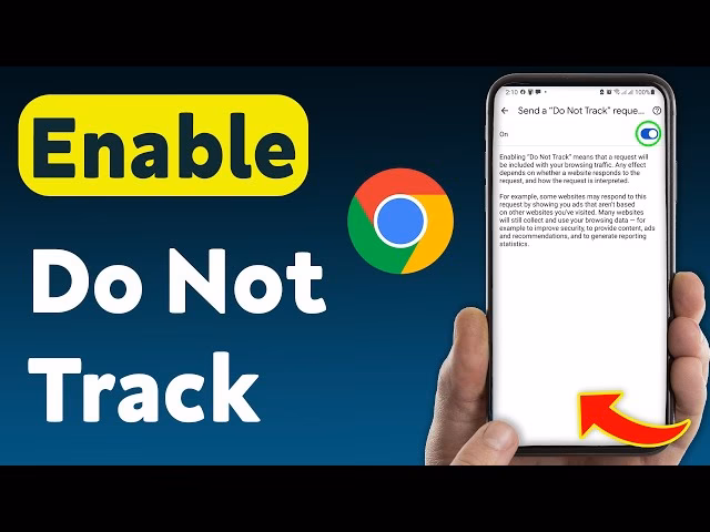 How do I stop Google Chrome from tracking my data?