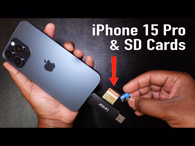 Does iPhone 11 have an SD card slot?