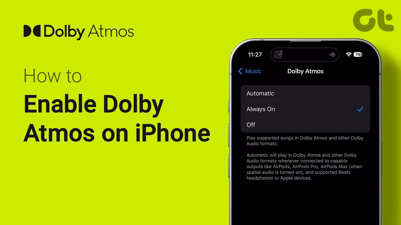 Does Apple Music have Dolby Atmos?