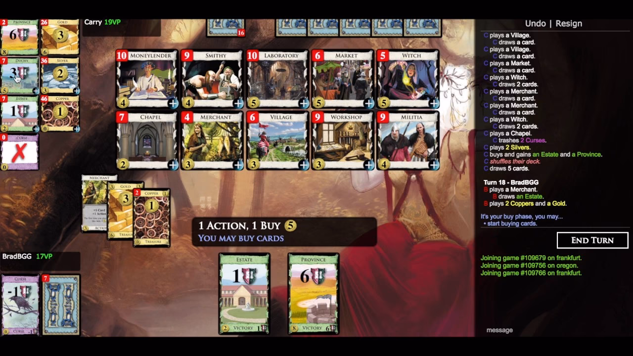 Is there a multiplayer app for Dominion?