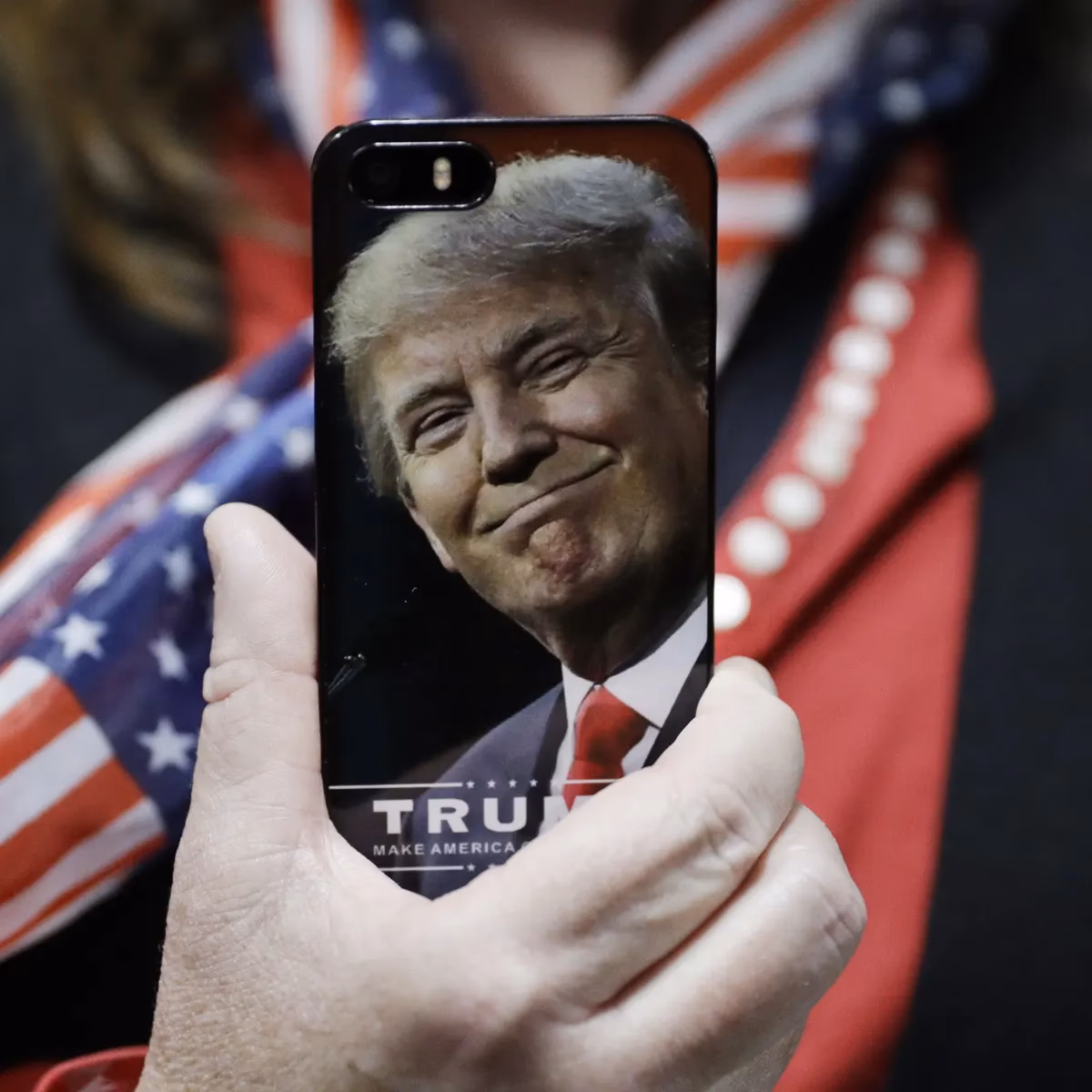 Did Trump use Samsung or Apple phones?