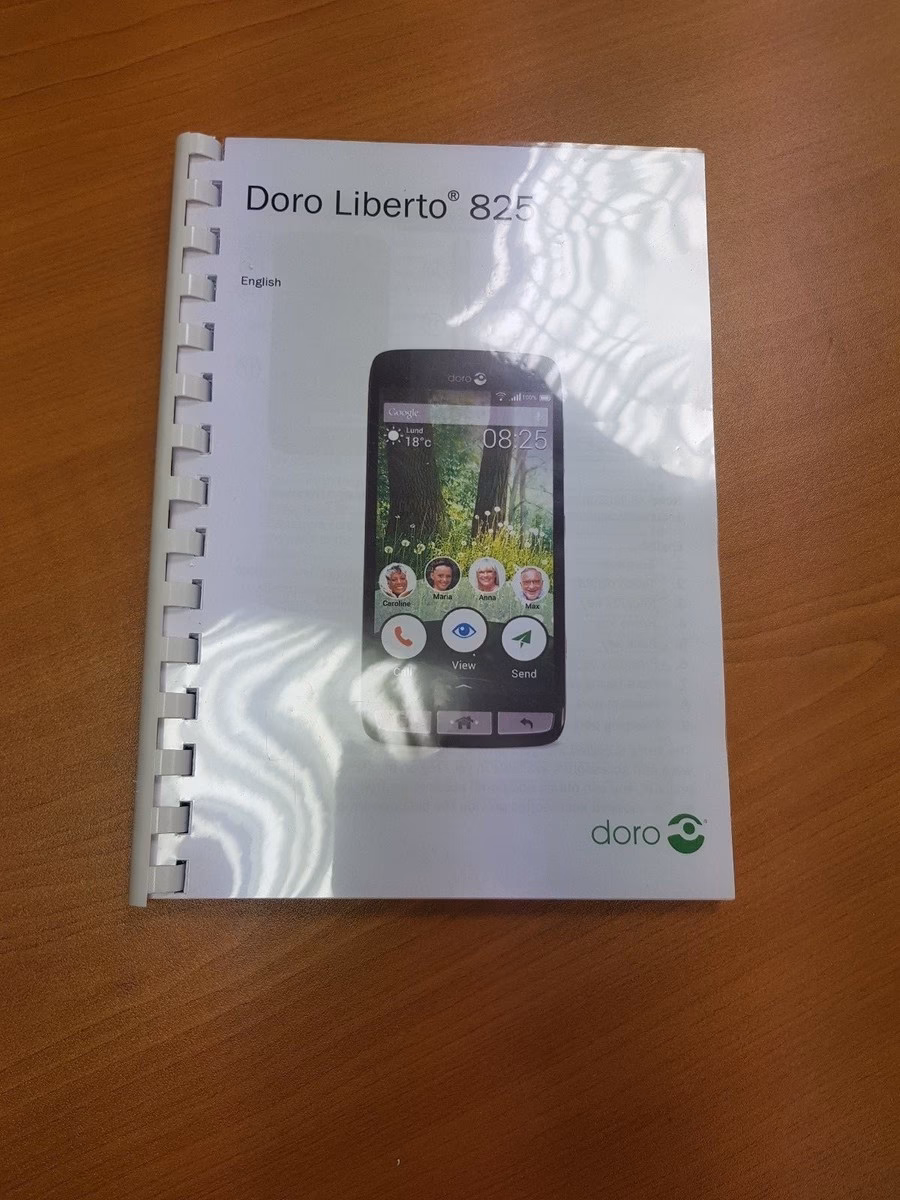 Do I need a manual for my Doro Liberto 825 mobile phone?