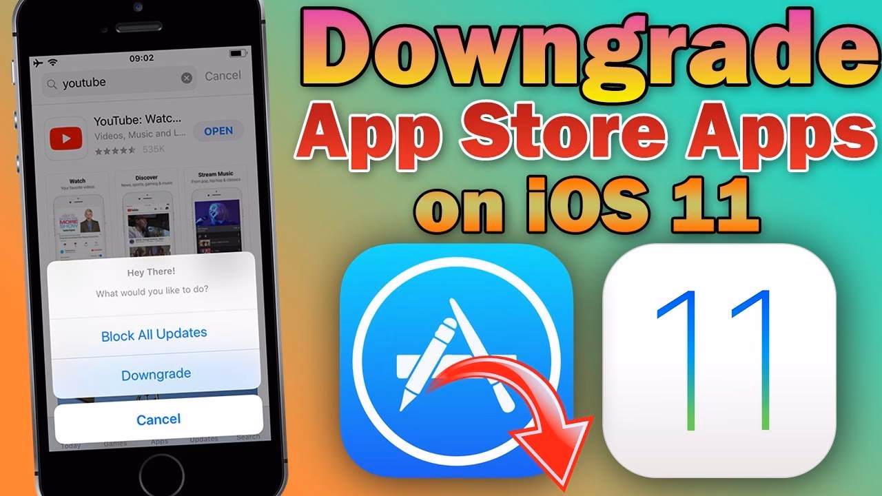 How to undo an app update & downgrade iPhone?