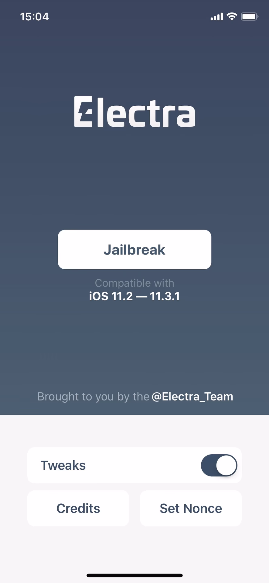 Does Electra work on iOS?